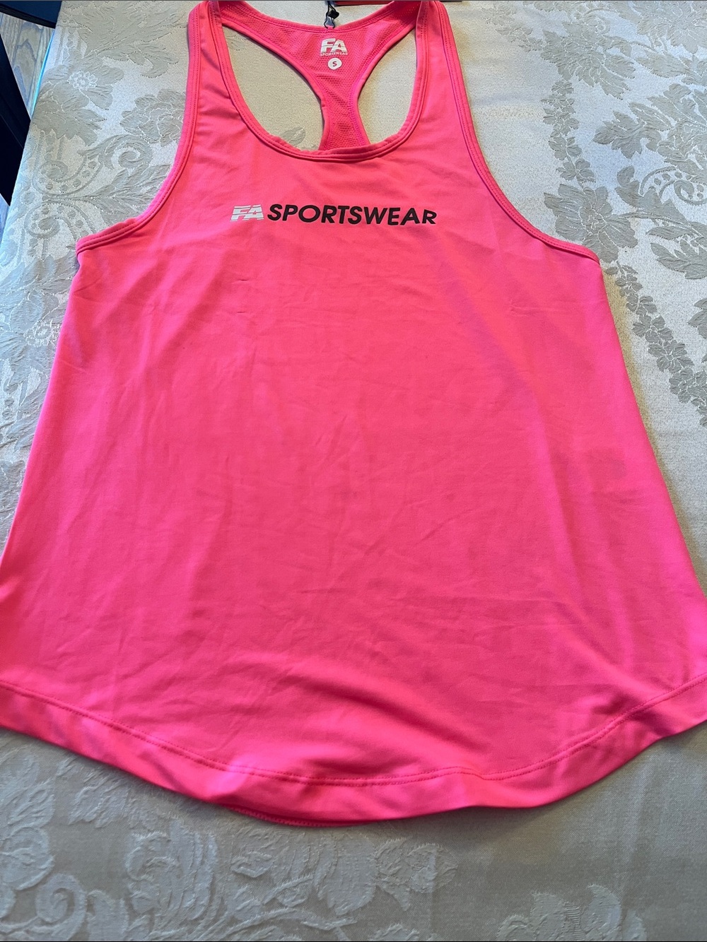 Women's Pink Racerback Tank Top